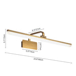 Mid - Century Modern Armed LED Bar Wall Sconce - LightfixturesUAE