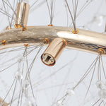 Mid - century Modern Round Firework Dandelion Chandelier - LightfixturesUAE