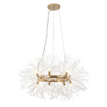 Mid - century Modern Round Firework Dandelion Chandelier - LightfixturesUAE