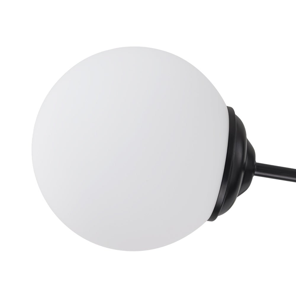 Mid - Century Modern Sputnik Opal Globe Chandelier - LightfixturesUAE