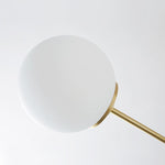 Mid - Century Modern Sputnik Opal Globe Chandelier - LightfixturesUAE