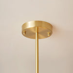Mid - Century Modern Sputnik Opal Globe Chandelier - LightfixturesUAE