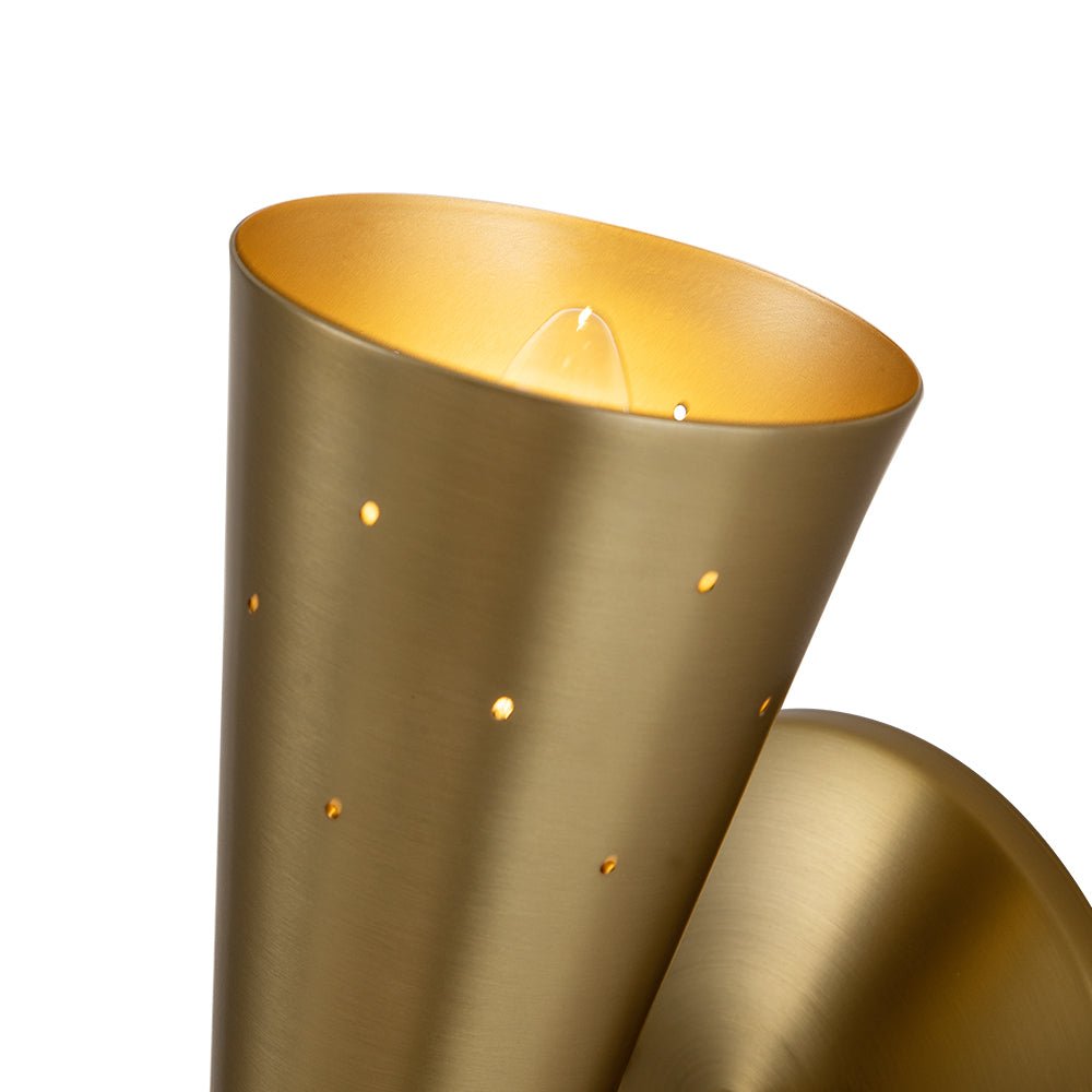Mid - Century Modern Starry Hourglass 2 - Light Mcm Wall Sconces - LightfixturesUAE