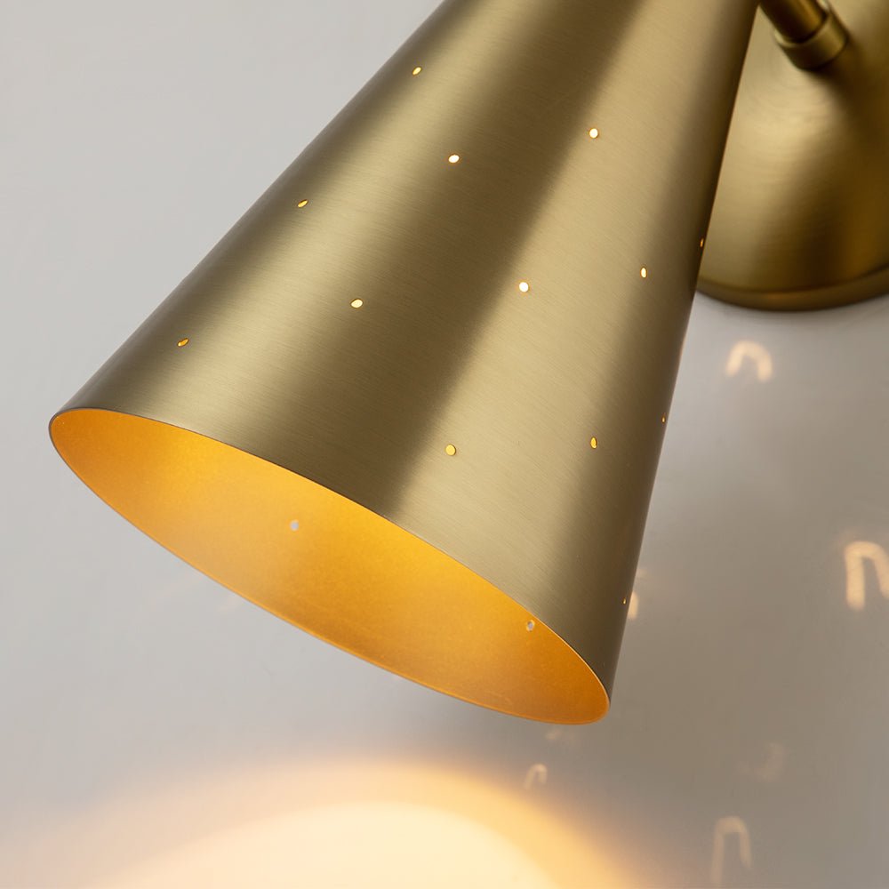 Mid - Century Modern Starry Hourglass 2 - Light Mcm Wall Sconces - LightfixturesUAE