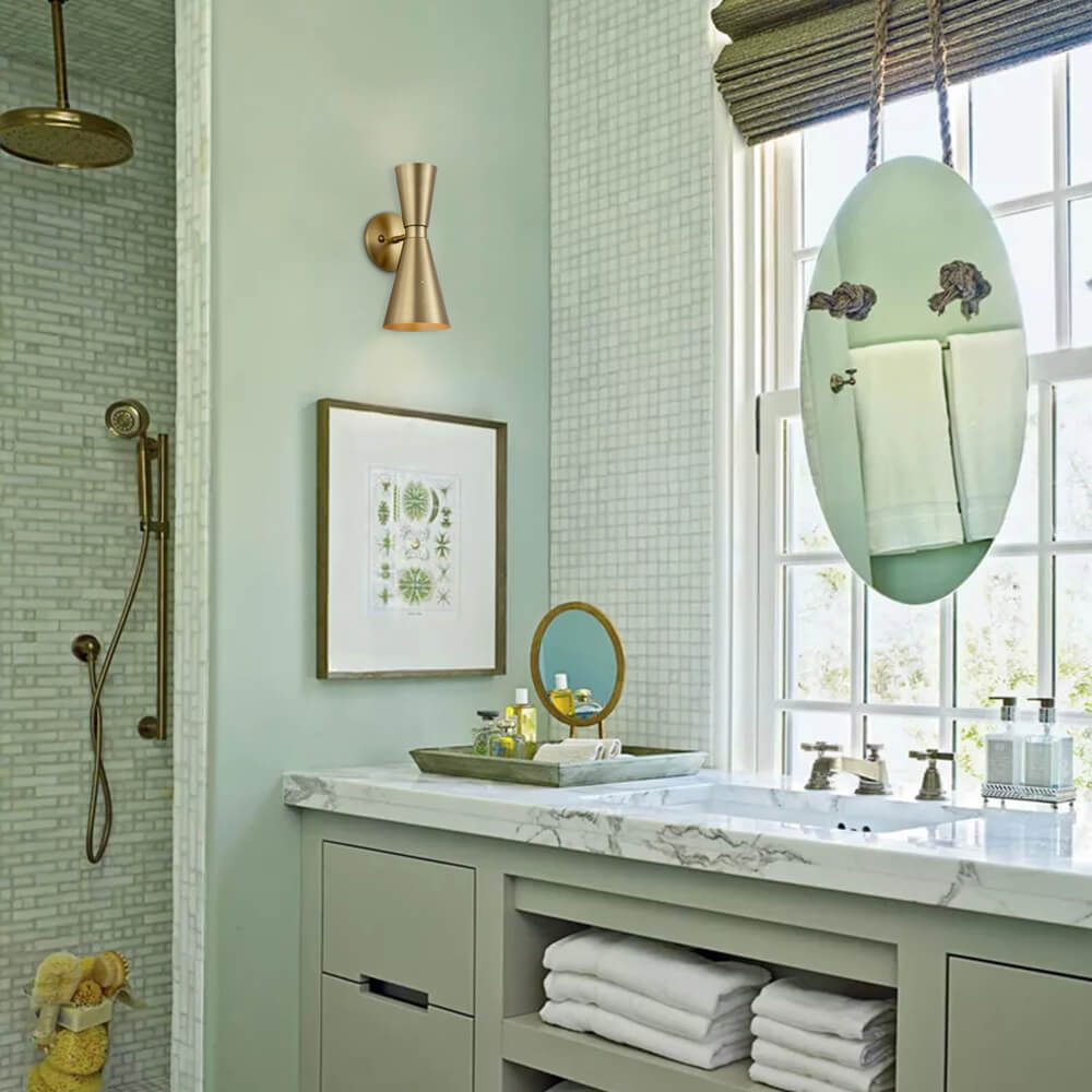 Mid - Century Modern Starry Hourglass 2 - Light Mcm Wall Sconces - LightfixturesUAE