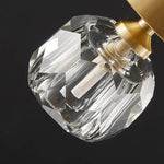 Mid - Century Small Brass Flush Mount Ceiling Light - LightfixturesUAE