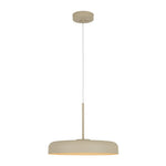 Minimalist 1 - Light Downward Shallow Pan - Shaped LED Pendant - LightfixturesUAE
