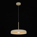 Minimalist 1 - Light Downward Shallow Pan - Shaped LED Pendant - LightfixturesUAE