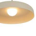 Minimalist 1 - Light Downward Shallow Pan - Shaped LED Pendant - LightfixturesUAE