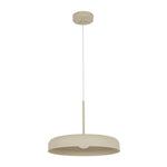 Minimalist 1 - Light Downward Shallow Pan - Shaped LED Pendant - LightfixturesUAE