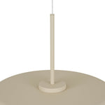 Minimalist 1 - Light Downward Shallow Pan - Shaped LED Pendant - LightfixturesUAE