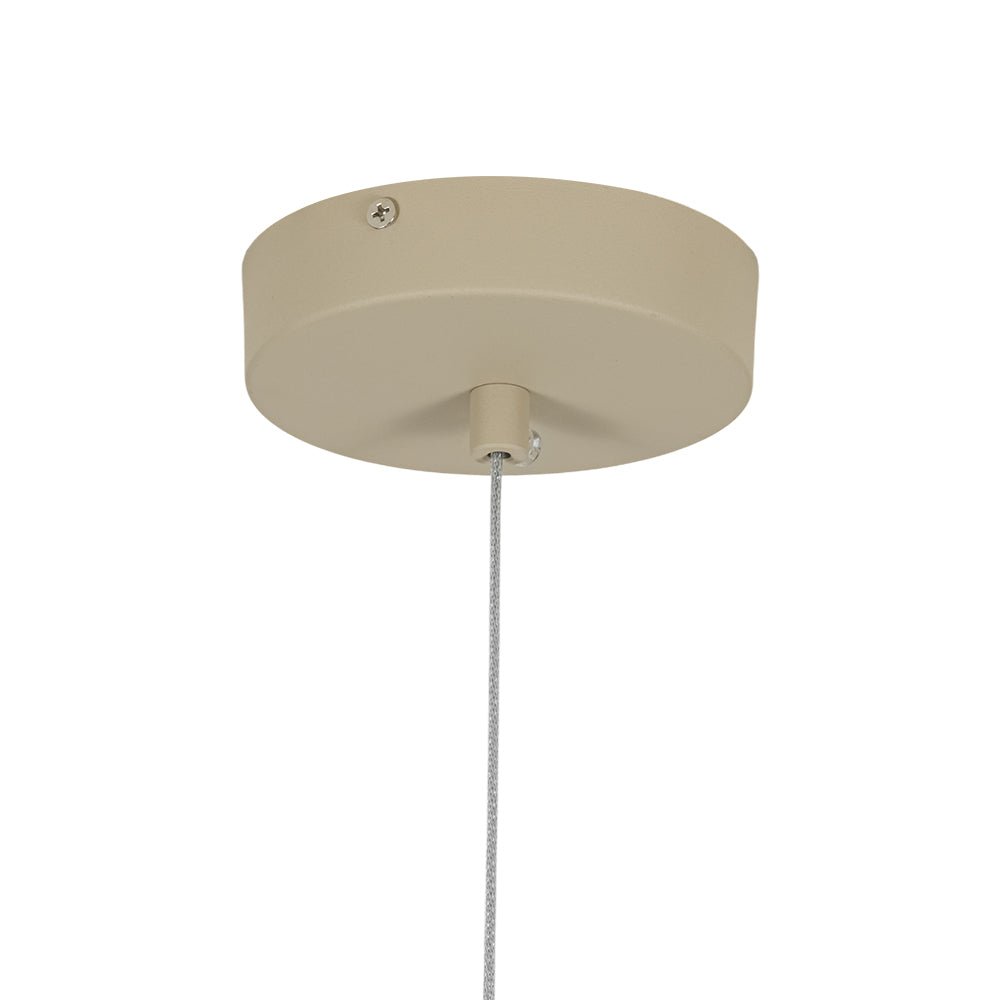 Minimalist 1 - Light Downward Shallow Pan - Shaped LED Pendant - LightfixturesUAE