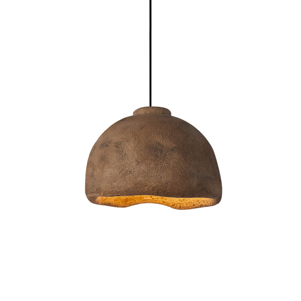 Minimalist 1 - Light Wabi Sabi Bell - Shaped  Pendant - LightfixturesUAE