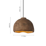 Minimalist 1 - Light Wabi Sabi Bell - Shaped  Pendant - LightfixturesUAE