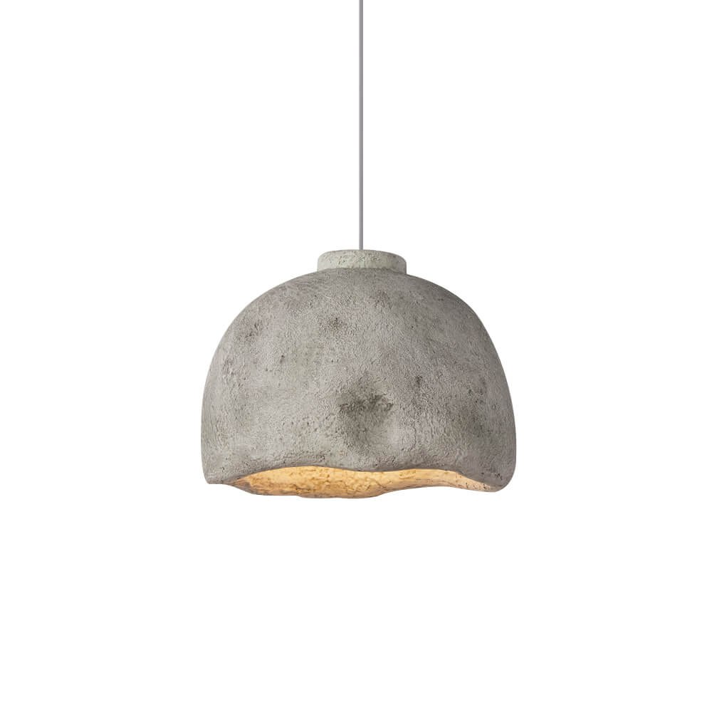 Minimalist 1 - Light Wabi Sabi Bell - Shaped  Pendant - LightfixturesUAE