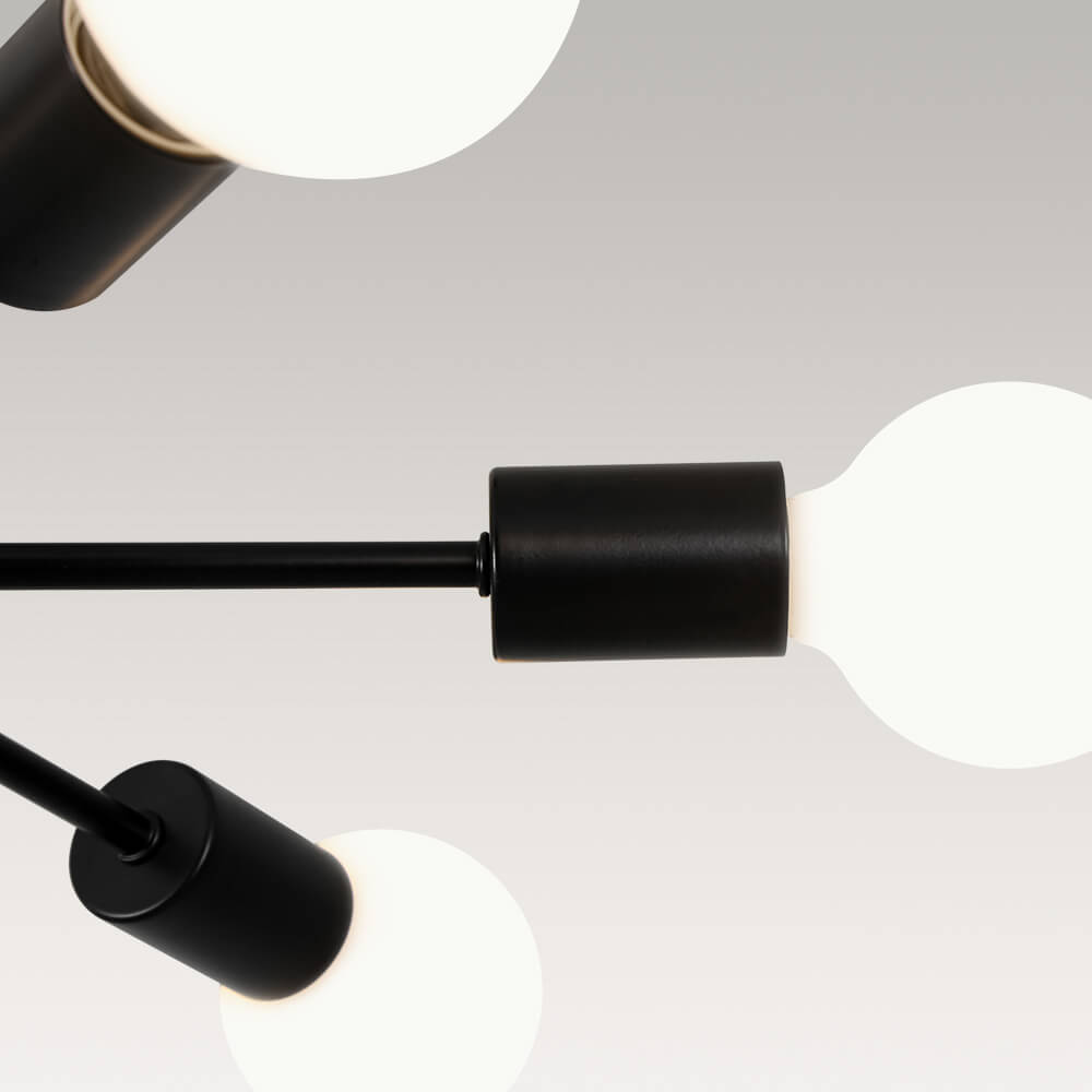 Minimalist 6 - Light Sputnik Chandelier - LightfixturesUAE