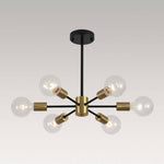 Minimalist 6 - Light Sputnik Chandelier - LightfixturesUAE