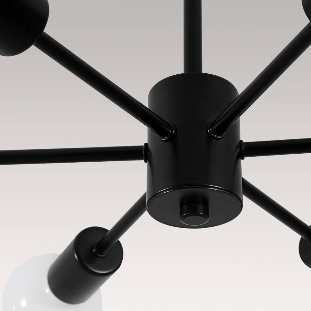 Minimalist 6 - Light Sputnik Chandelier - LightfixturesUAE