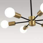 Minimalist 6 - Light Sputnik Chandelier - LightfixturesUAE