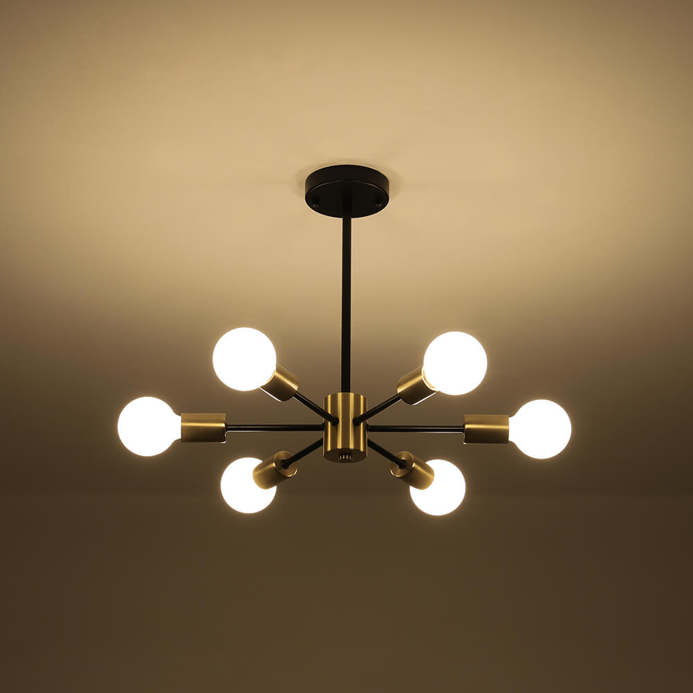 Minimalist 6 - Light Sputnik Chandelier - LightfixturesUAE