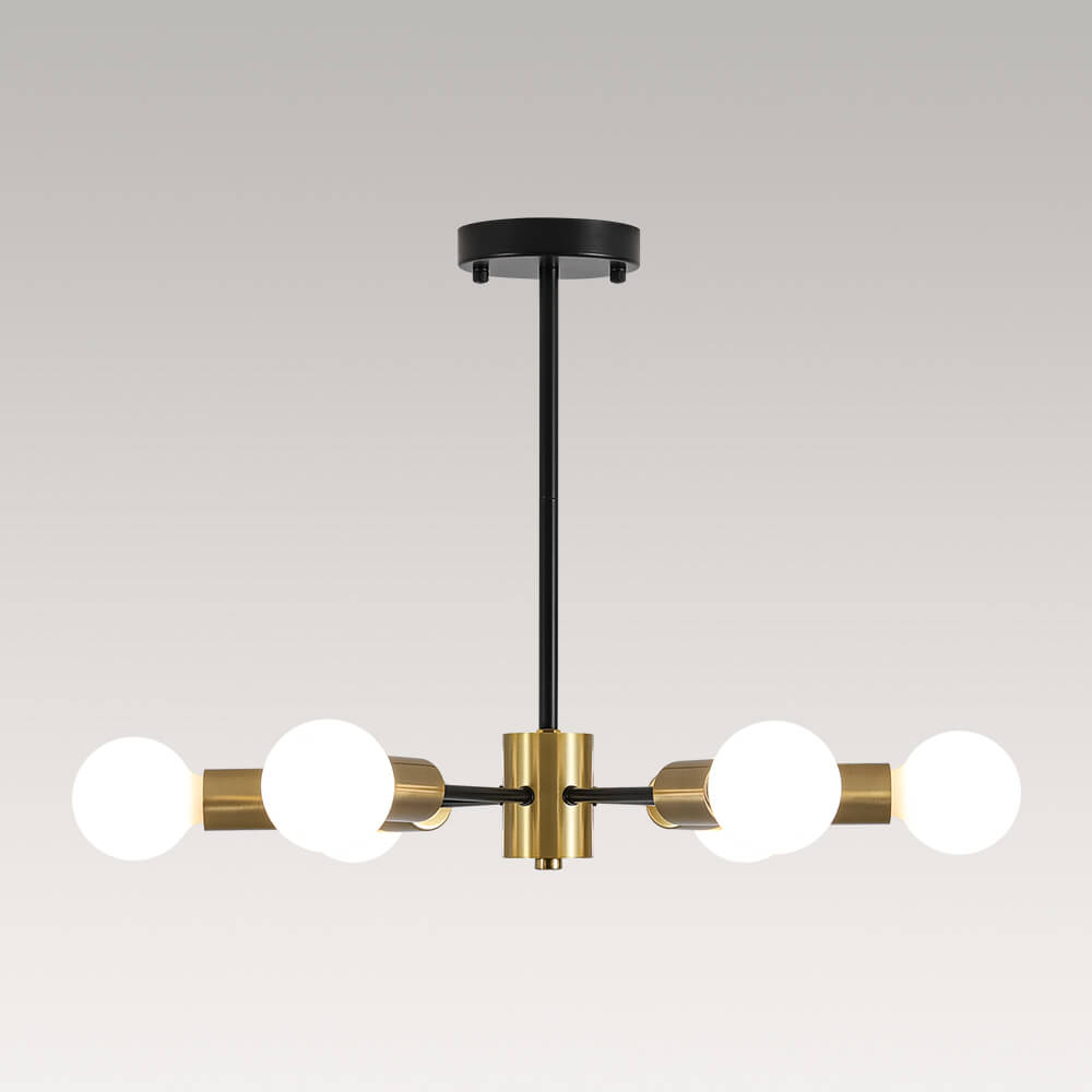 Minimalist 6 - Light Sputnik Chandelier - LightfixturesUAE