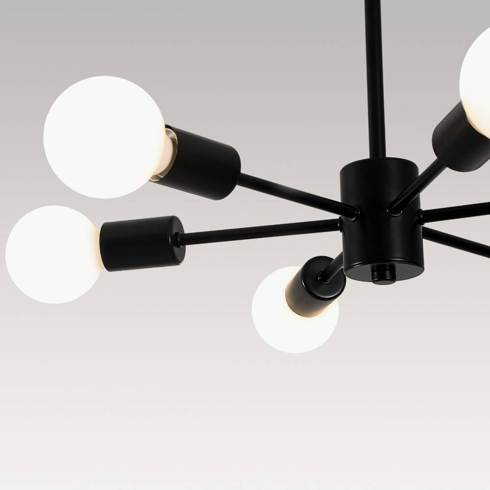 Minimalist 6 - Light Sputnik Chandelier - LightfixturesUAE