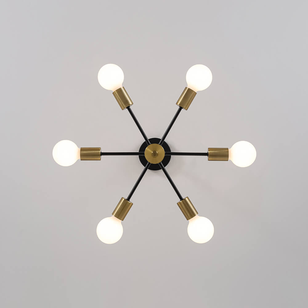 Minimalist 6 - Light Sputnik Chandelier - LightfixturesUAE