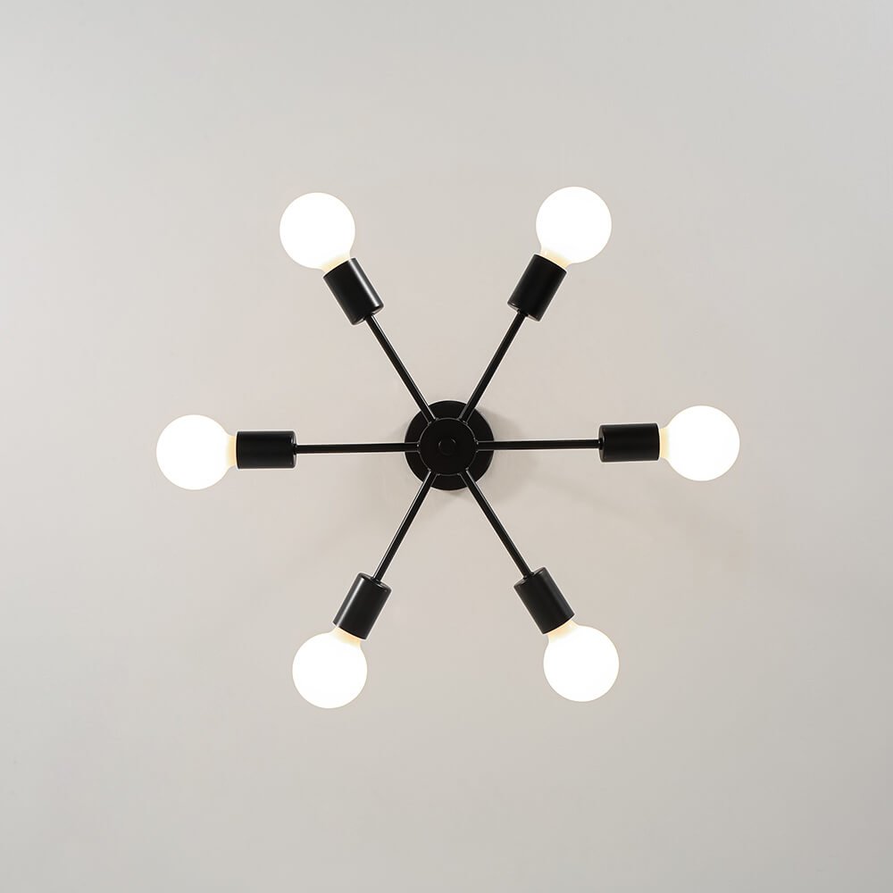 Minimalist 6 - Light Sputnik Chandelier - LightfixturesUAE