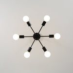 Minimalist 6 - Light Sputnik Chandelier - LightfixturesUAE