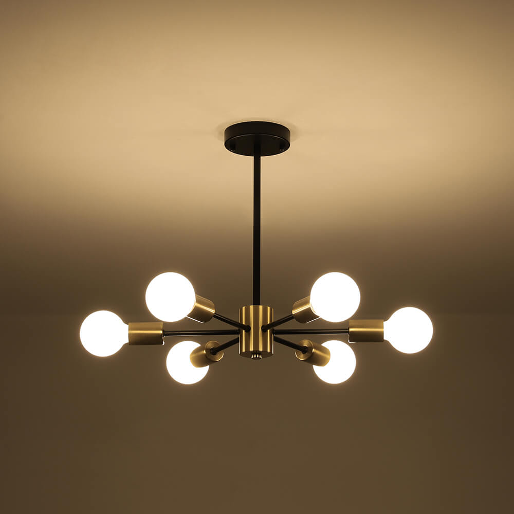 Minimalist 6 - Light Sputnik Chandelier - LightfixturesUAE