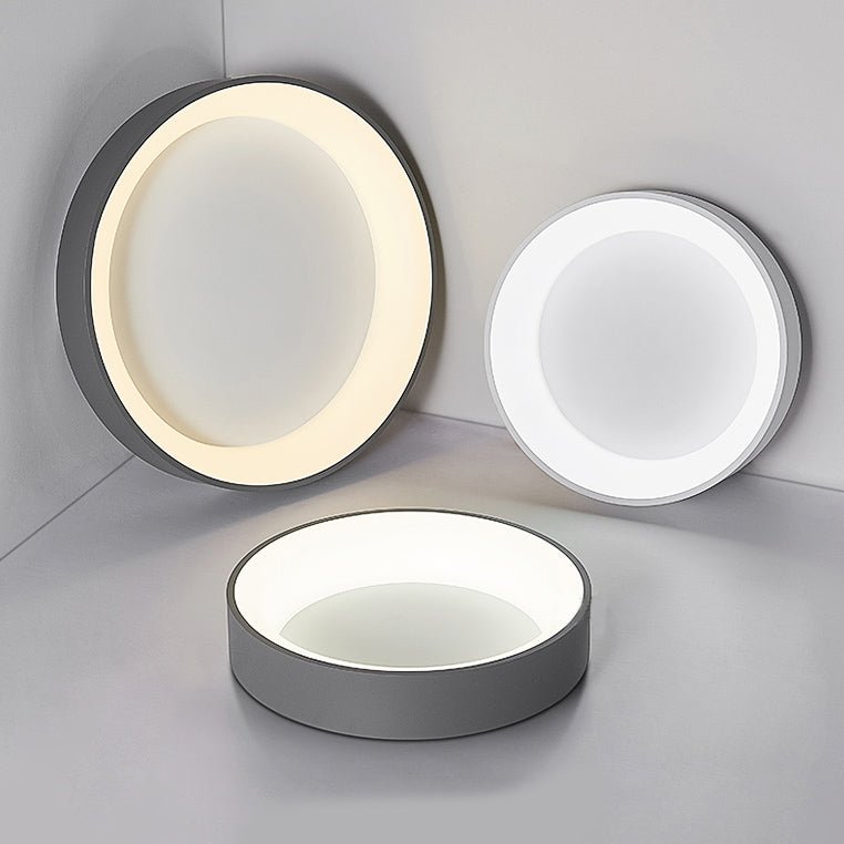 Minimalist LED Flush Mount Hollowed Large Metal Ceiling Light - LightfixturesUAE