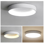 Minimalist LED Flush Mount Hollowed Large Metal Ceiling Light - LightfixturesUAE
