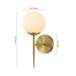 Minimalist Modern 1 - Light Glass Globe Wall Lights - LightfixturesUAE