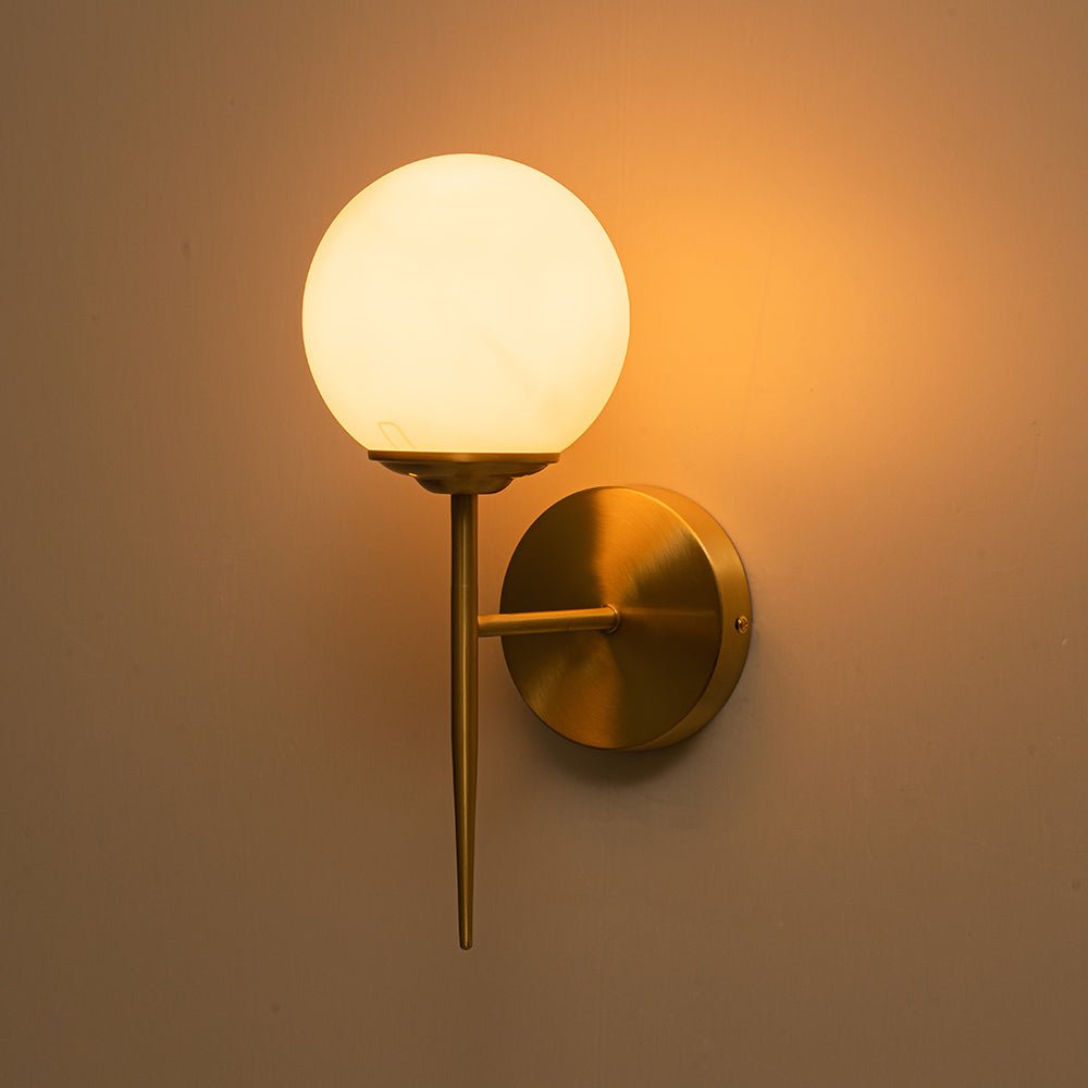 Minimalist Modern 1 - Light Glass Globe Wall Lights - LightfixturesUAE