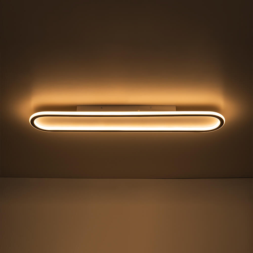 Minimalist Oval LED Flush Mount Ceiling Light Wall Light - LightfixturesUAE