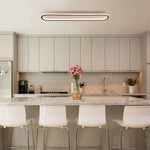 Minimalist Oval LED Flush Mount Ceiling Light Wall Light - LightfixturesUAE