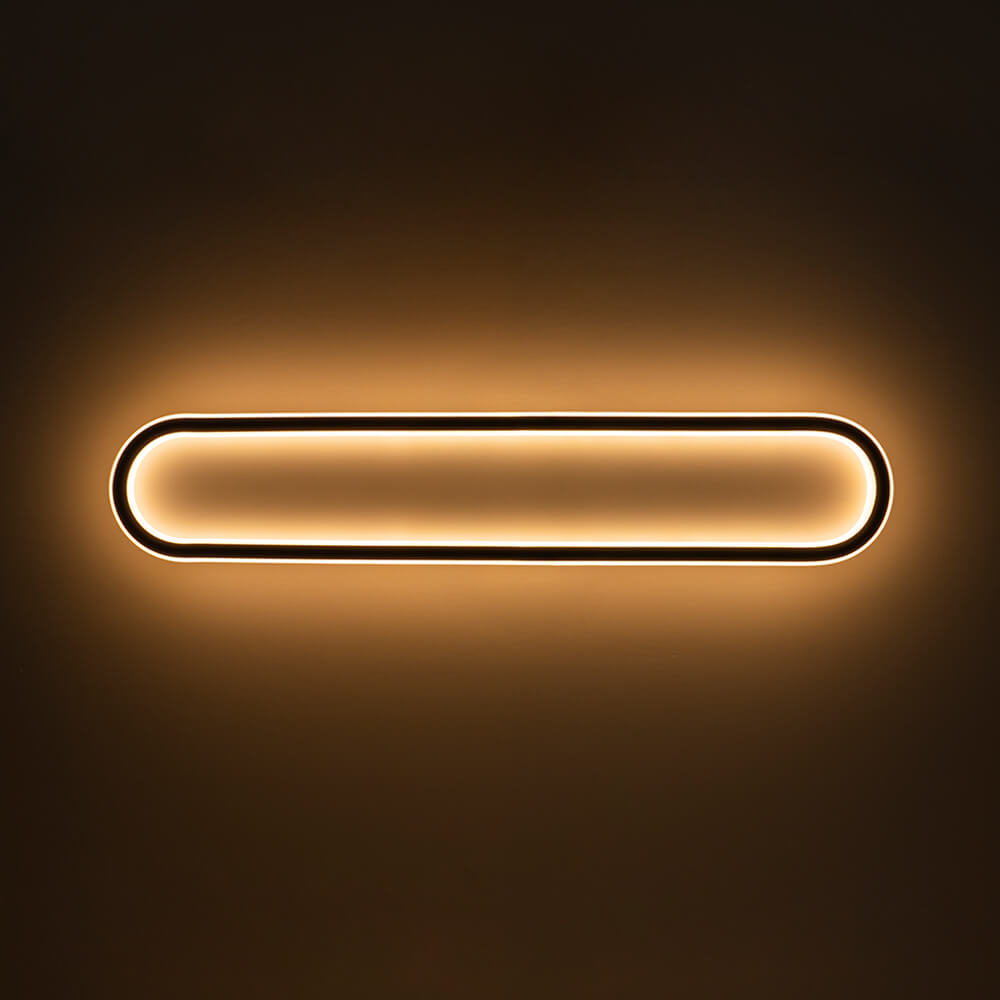Minimalist Oval LED Flush Mount Ceiling Light Wall Light - LightfixturesUAE