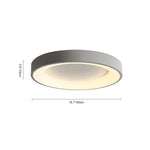 Minimalist Round LED Flush Mount Ceiling Light - LightfixturesUAE