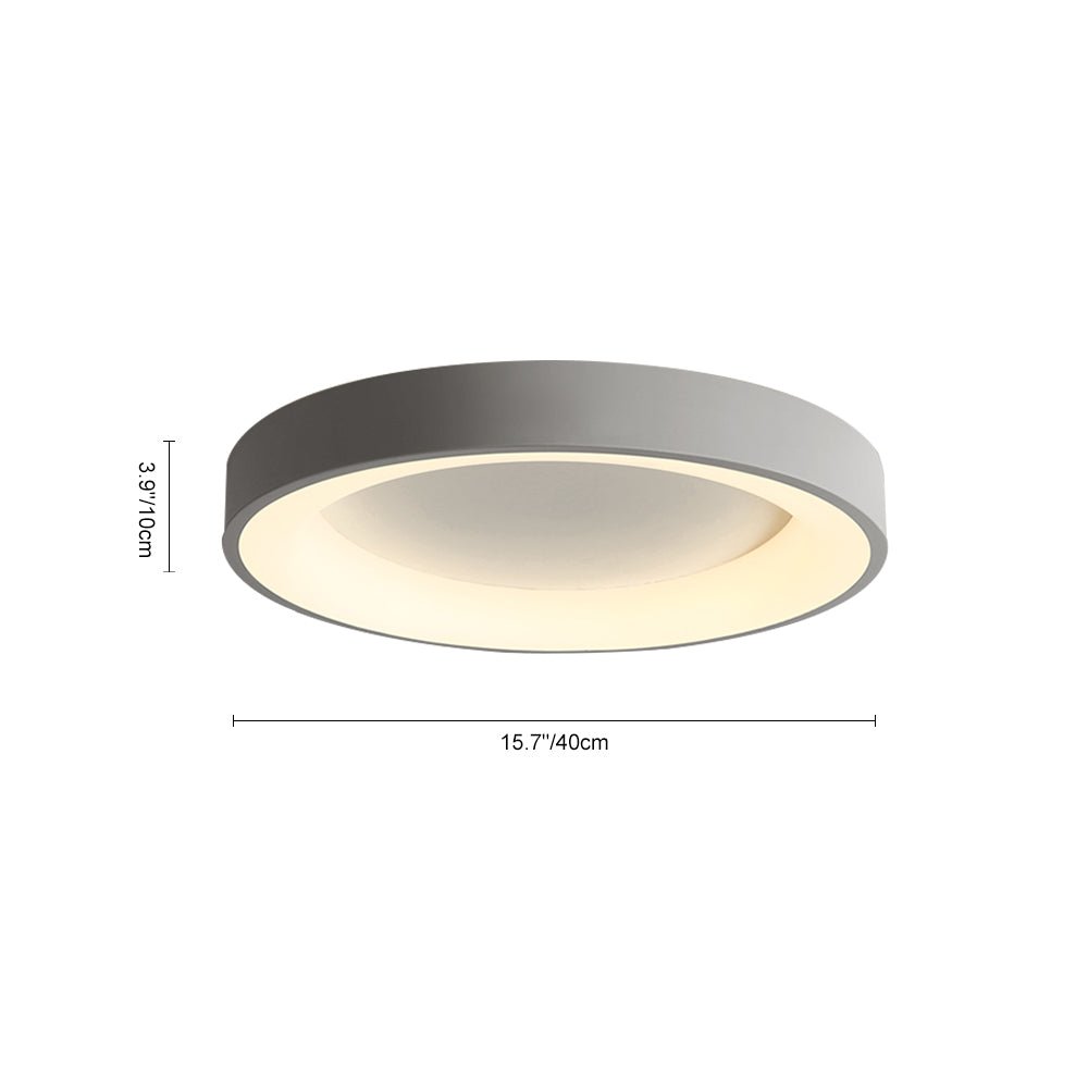 Minimalist Round LED Flush Mount Ceiling Light - LightfixturesUAE