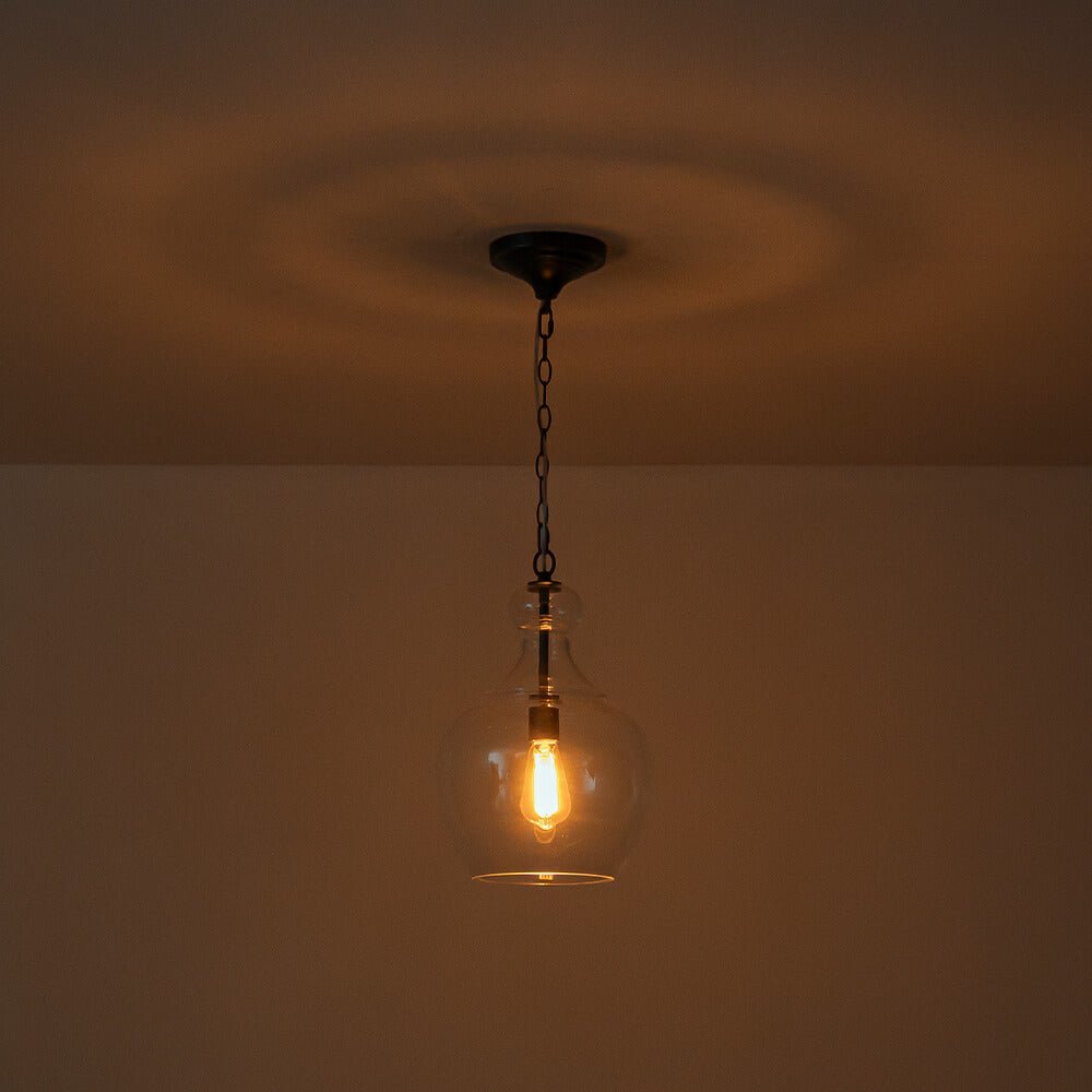 Modern 1 - Light Clear Glass Pendant - LightfixturesUAE