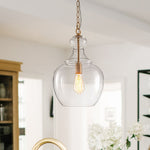 Modern 1 - Light Clear Glass Pendant - LightfixturesUAE