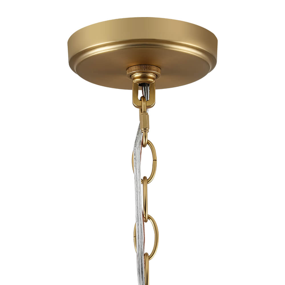 Modern 1 - Light Clear Stripe Glass Sphere Pendant Light - LightfixturesUAE