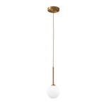 Modern 1 - light Glass Globe Pendant Light - LightfixturesUAE