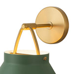 Modern 1 - Light Gold Finish Metal Glass Wall Sconce - LightfixturesUAE