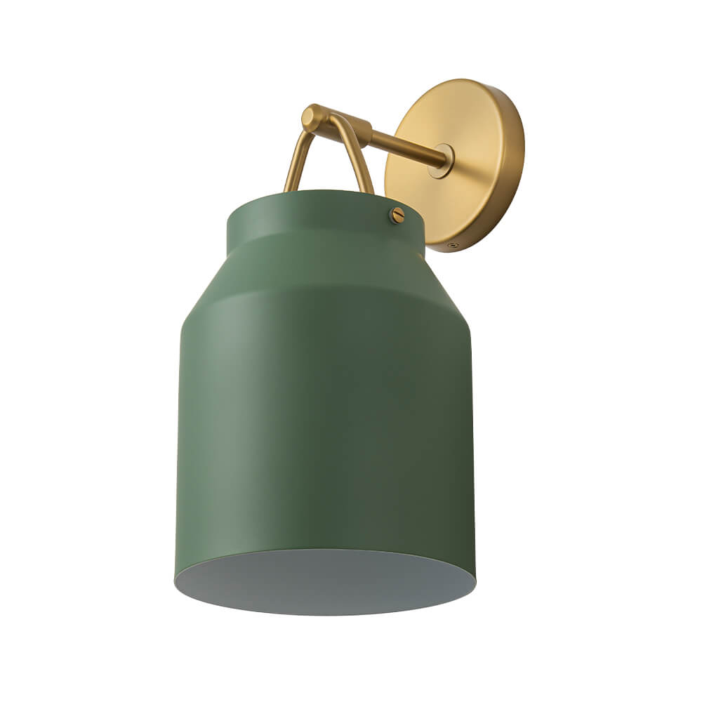 Modern 1 - Light Gold Finish Metal Glass Wall Sconce - LightfixturesUAE