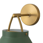 Modern 1 - Light Gold Finish Metal Glass Wall Sconce - LightfixturesUAE