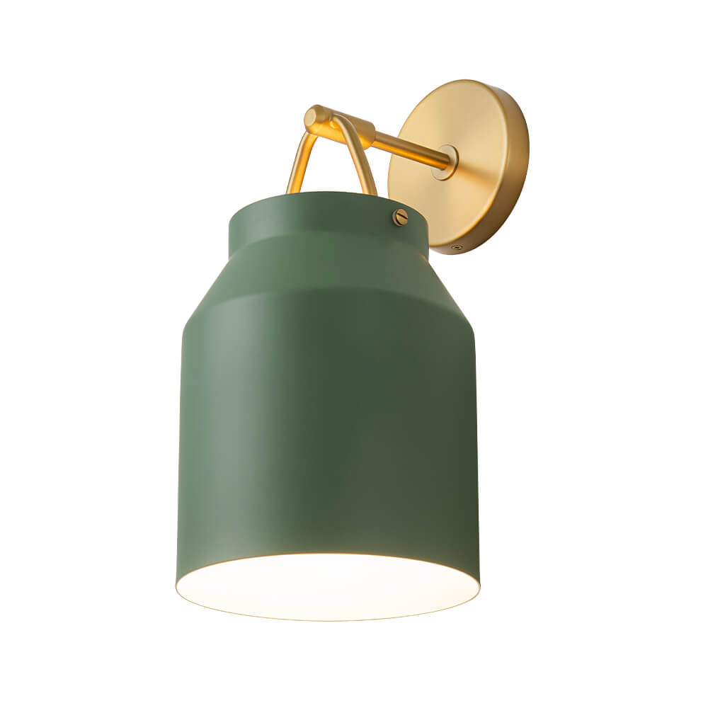 Modern 1 - Light Gold Finish Metal Glass Wall Sconce - LightfixturesUAE