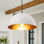 Modern 1 - Light Kitchen Island Dome Pendant - LightfixturesUAE