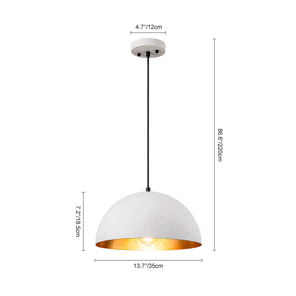 Modern 1 - Light Kitchen Island Dome Pendant - LightfixturesUAE