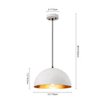 Modern 1 - Light Kitchen Island Dome Pendant - LightfixturesUAE